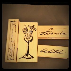Rubber stamps for crafts